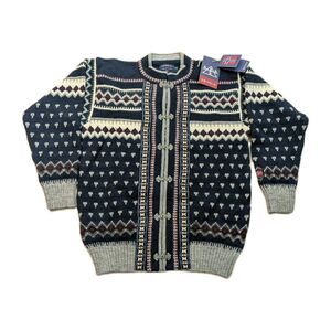 NWT Devold Vintage Wool Cardigan Norwegian Ski METAL Clasp XS Sweater Norway NEW